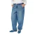 Zizzi high waist loose fit jeans medium blue denim