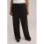 WE Fashion Curve straight regular waist casual broek zwart