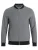 Ombre Sweatvest ‘OM-SSZP-0238’  grijs / zwart