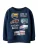 NAME IT Sweatshirt ‘NKMMorson Tonka’  navy / geel / grijs / wit
