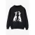 Disney Dames/Dames 101 Dalmatiërs Familie Sweatshirt (Zwart)