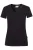 HAKRO Body Fit Dames T-shirt zwart, Effen