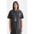 Scotch & Soda Patch Pocket Short Sleeve Shirt Charcoal Art