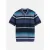 Scotch & Soda Knitted Striped Regular-fit Polo Navy