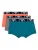 Emporio Armani Boxershorts  petrol / lavendel / oranje / zwart