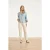 Smashed Lemon Elegante pantalon met plooi en hoge taille |