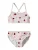 NAME IT Bikini ‘NMFZIZLA’  rosa / rood / lichtrood / zwart