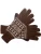 Posh Gear Vingerhandschoenen ‘Guantofigura’  bruin