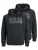 JACK & JONES Sweatshirt ‘Corp’  donkergrijs