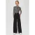 s.Oliver high waist wide leg jeans black denim SLIM