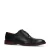 Manfield leren veterschoenen zwart