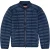Diesel effen marineblauw gewatteerd jack
