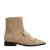 Manfield suède enkellaarzen beige