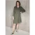 Street One Studio Dames Blousejurk met volants in Groen