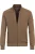 Redmond Casual Cardigan bruin, Effen