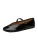 COACH Ballerina met riempjes  zwart