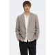 ONLY & SONS slim fit gemêleerd colbert – lichtbruin