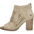 Mustang Sandalen Hak Sandalen Hak – Beige –