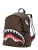 Sprayground Rugzak ‘CHECK 2’  bruin / rood / zwart / wit