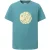 Pretty Green Heren T-shirt katoen met logo (Teal)
