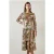 LK Bennett Marcel Sequin Midi Dress Rose Gold/black