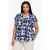 YOEK linnen top blauw