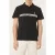 FILA Diecimo Regular Heritage Tape Polo Shirt Black