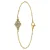 Lucardi Armband  goud / transparant