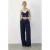 Hoge Taille Wijde Pantalon met Riem