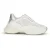 PINKO Witte Kalverenleren Bos Taurus Chunky Sneakers