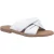 Hush Puppies Amy Brede Pasvorm Leren Dames Witte Sandalen