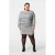MS Mode off shoulder trui grijs