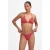 Beachlife bikinibroekje met textuur koraalrood