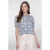 Geisha blouse blauw