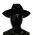 Dolce & Gabbana Dames Zwarte Brede Rand Hoed