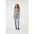 Fabienne Chapot Marie Straight Leg Jeans Mid Blue Printed