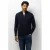 State of Art katoenen regular fit gebreide trui – donkerblauw