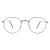Montana Round Gunmetal Gray unisex vrouwelijke bril frames