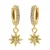 KARMA Jewelry gold plated oorbellen Bright Morningstar