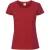 Fruit Of The Loom Vrouwen / Dames Fit Ringgesponnen Premium Tshirt (Rood)
