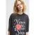 Oversized T-shirt met ronde hals en print