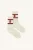 By-Bar Logo Sparkle Socks | Wine