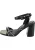 BUFFALO Sandalen met riem ‘Charlotte Ice’  zwart / zilver