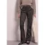 Bootcut broek van velours – Slim Fit