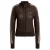 ADIDAS ORIGINALS Gebreid vest ‘Firebird’  donkerbruin / wit
