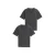 T-shirt met V-hals Tom Tailor (x2)