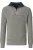 Redmond Casual Half-Zip Sweater grijs, Effen