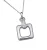 Orphelia Dames 925 Sterling Zilveren Ketting met Hanger – Zilver ZH-4492