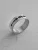REYTEL Ring ‘SOUNDWAVE ENGRAVING’  zilver