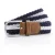 Asquith & Fox Heren Twee Kleuren Streepjes Vlechtriem (Marine / Wit)